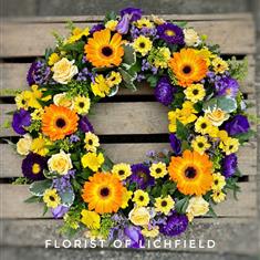 Purple &amp; Gold Wreath